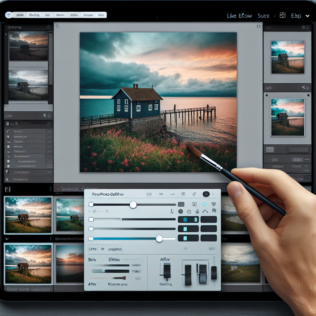 필수 사진 보정 앱: Adobe Lightroom 기능 상세 탐색